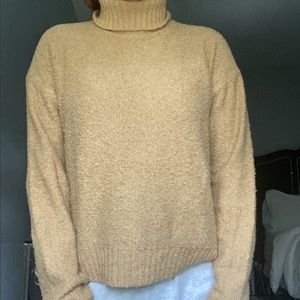 House of Harlow camel turtleneck